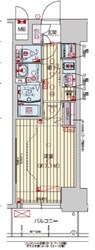 プレサンスOSAKA DOMECITY クロスティの物件間取画像